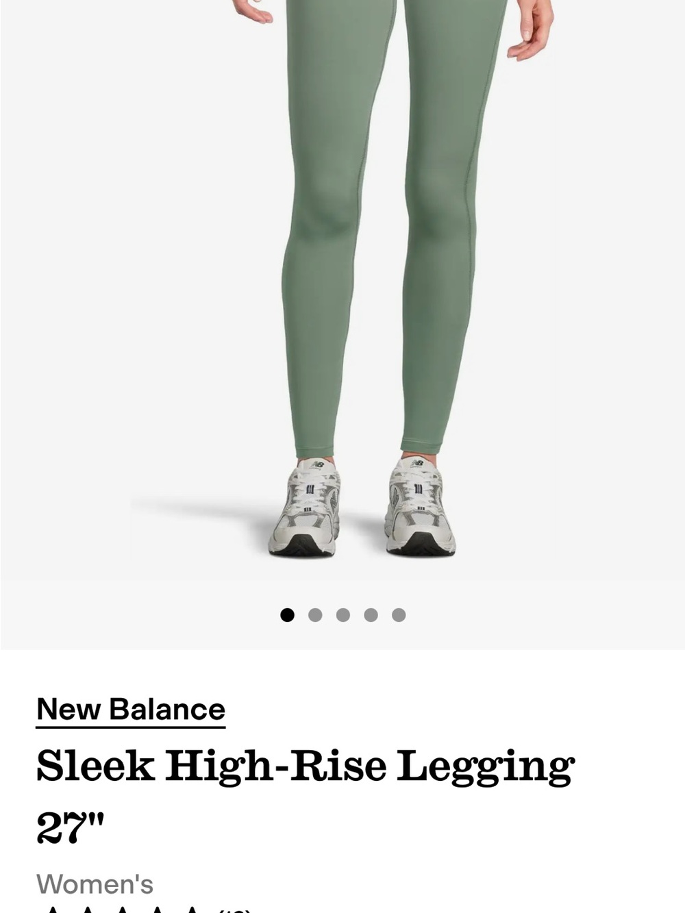 New Balance Women's 27” High-Rise Leggings in Dark Juniper